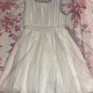 Elegant White Kids Dress